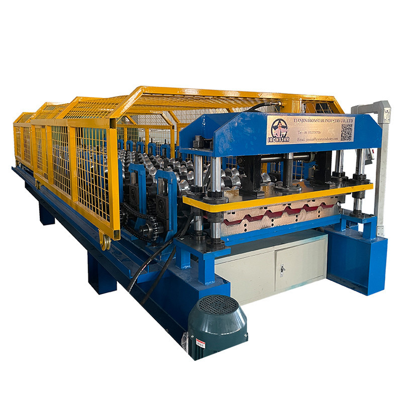 High Precision PBU Type Roofing Sheet Roll Forming Machine with PLC Control System to America