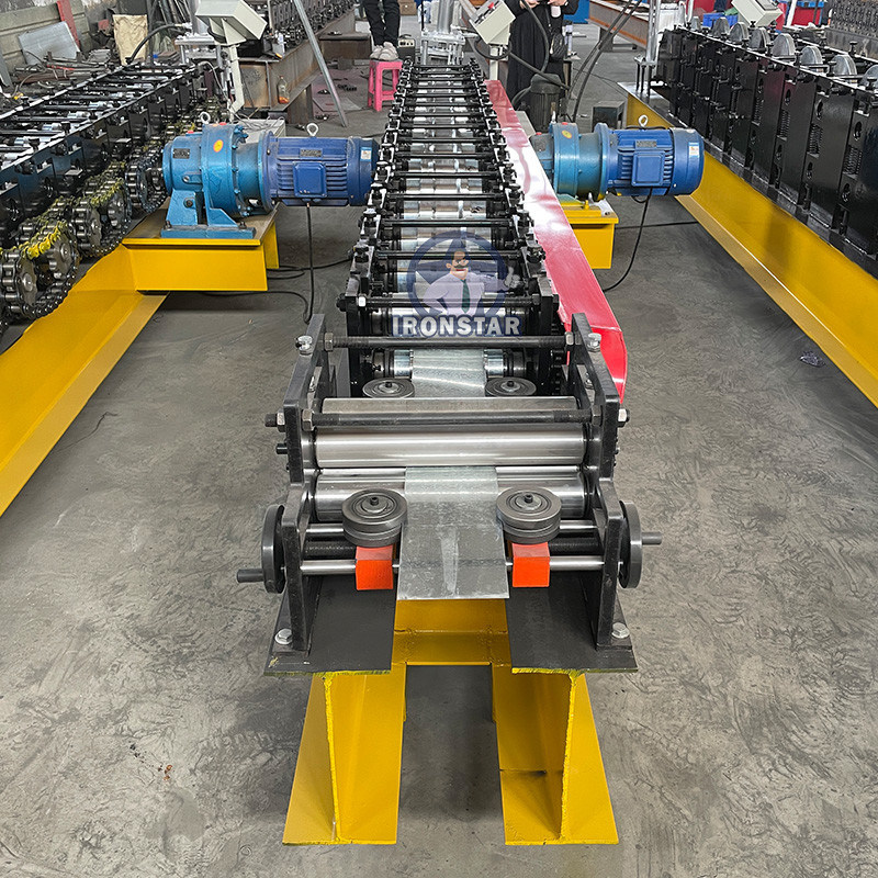 “Perforated Door Shutter Roll Forming Machine with 3-Ton Manual Decoiler & Hydraulic Automatic Slat Production”