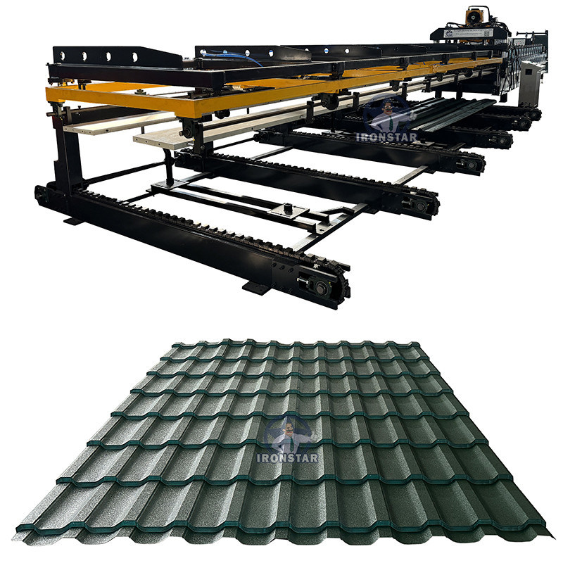 “Double Layer Roll Forming Machine 6 Rib Trapezoidal and 6 Rib Bamboo Tile 2 Layer Roofing Sheet Making Machine for Romania”
