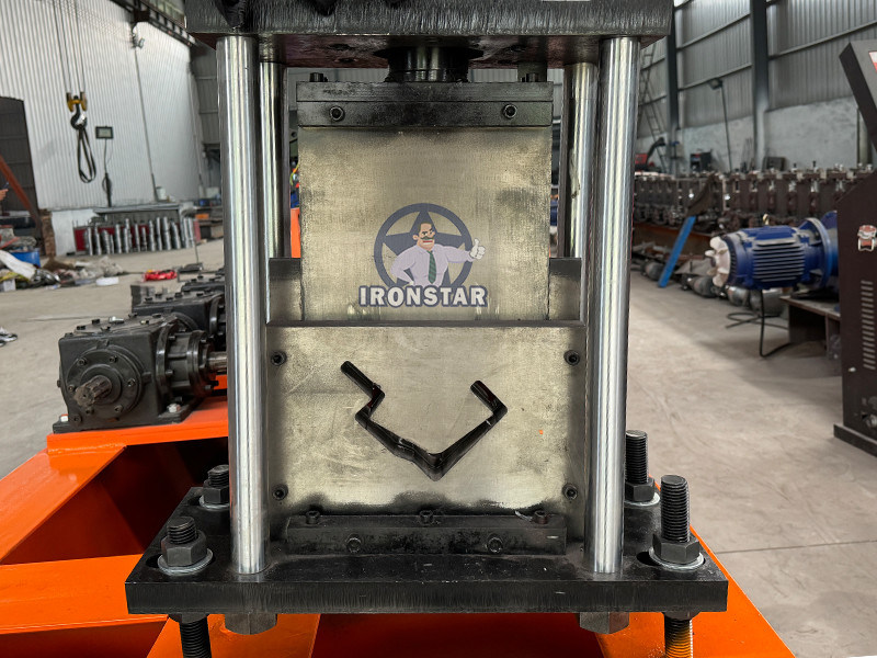 “Storage Rack Upright Post Roll Forming Machine Galvanized Steel Shelf Column Making Machine for Russia Full Automatic Storage Rack Upright Post Roll Forming Machine”