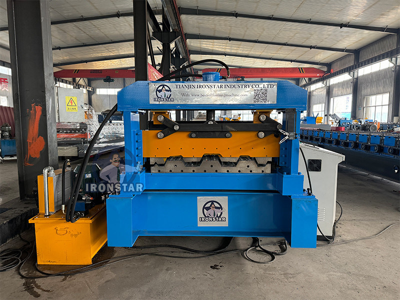 “Floor Deck Roll Forming Machine 1000mm Metal Deck Roll Forming Machine for Ecuador Decking Floor Making Machinery Deck Panel Production Line Equipment Factory Supply”