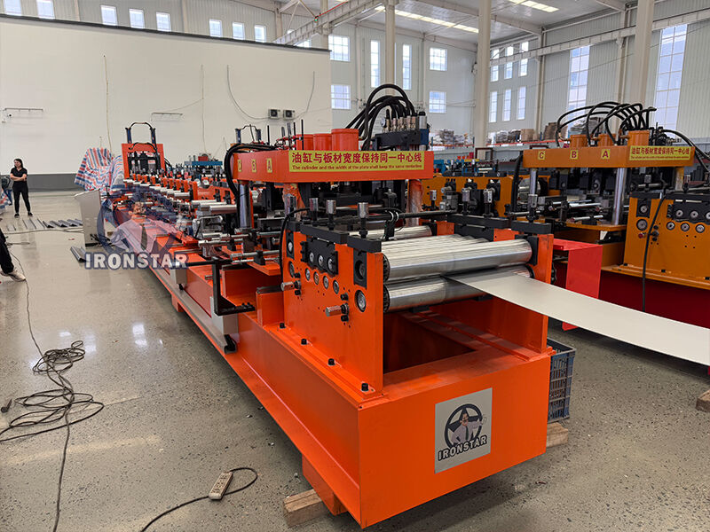 CZ Purlin Roll Forming Machine automatic size changeable 1 to 3 millimeter thickness galvanized steel sheet forming equipment