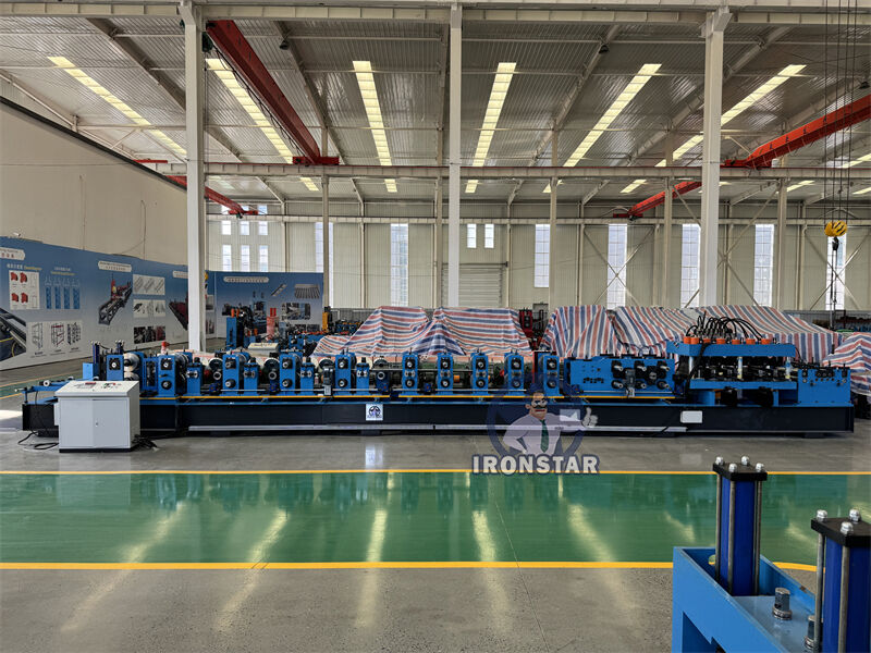 “Full Automatic CZ Purlin Roll Forming Machine Quick Size Change PLC Control High Speed Automatic CZ Channel Roll Forming Machine with PLC & Quick Change System”