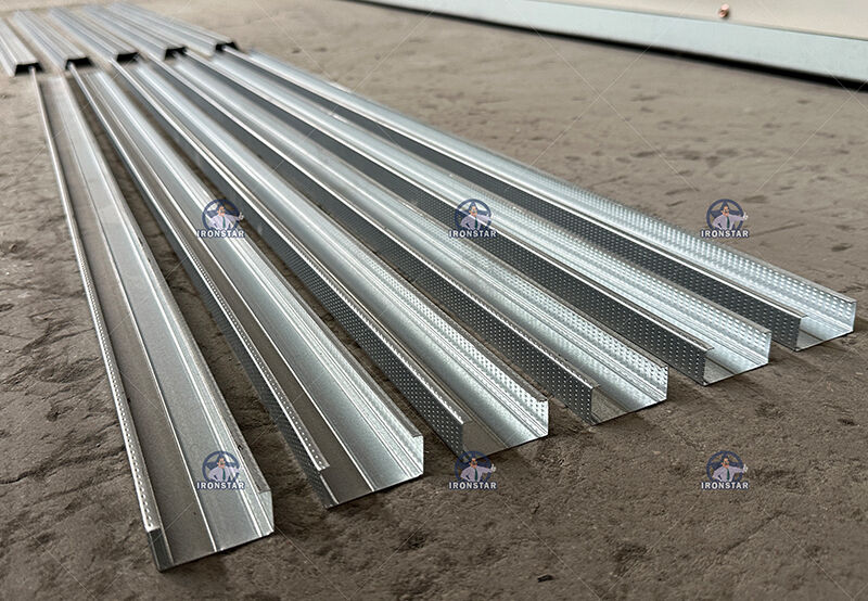 Hydraulic Automatic C Channel Roll Forming Machine 30-50m/min with PLC Touch Screen Control and Manual Stacker for Galvanized Steel Processing